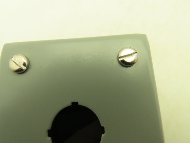 Hoffman E-1PBGX Control Station Steel Enclosure 1-Hole 22.5mm