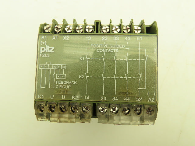 Pilz PZE54S/10 Safety Control Relay Module PZE5 24VDC