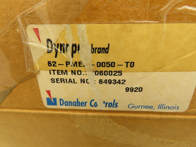 Dynapar 62-PMEF-0050-T0 Rotopulser Rotary Incremental Encoder 56C Series 60P