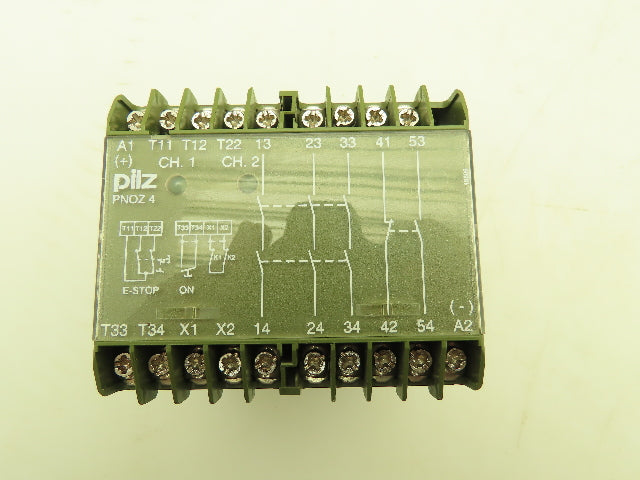 Pilz PNOZ 4 24 V DC 3S1S10 Safety Control Relay E Stop 24V 474995