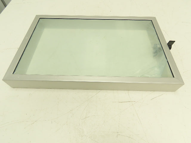 Rittal FT2760 Enclosure Plexiglass Hinged Access Viewing Window 14.75x23.5" Gray