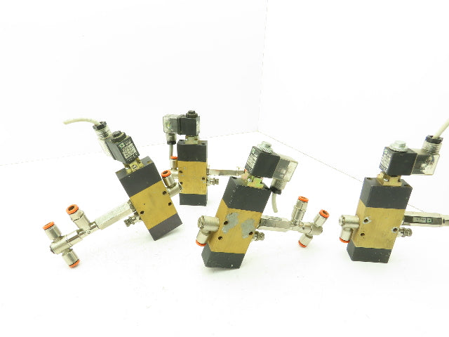 Pneumax 414/2.32.0.12NA.M2 Pneumatic Solenoid Valve 3/2 Pos 110V Lot of 4