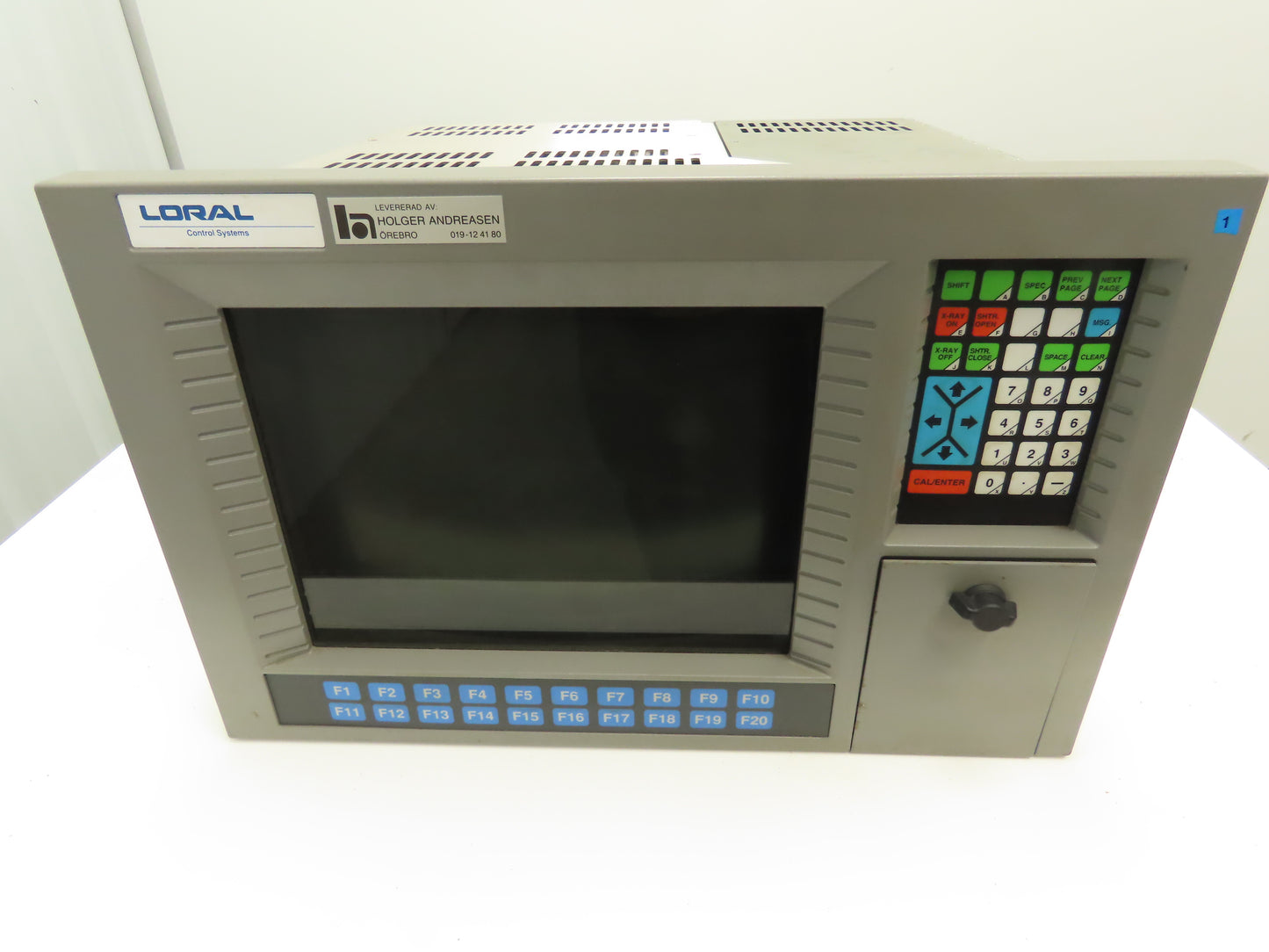 Xycom 9450 PC/AT Computer Operator Interface HMI Screen Monitor Keypad Control
