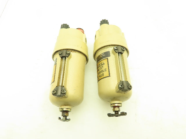 Norgren L12-200-MPDA Pneumatic Inline Micro-Fog Air Lubricator 1/4" Lot of 2