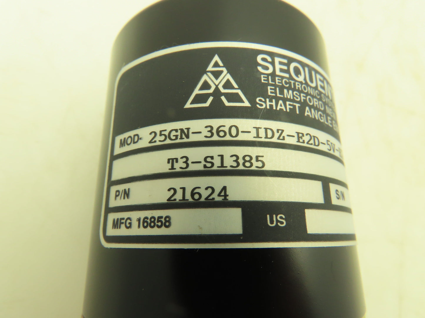 Sequential 25GN-360-IDZ-E2D-5V-H2-F1-D1-B1-T3-S1385 Rotary Shaft Encoder