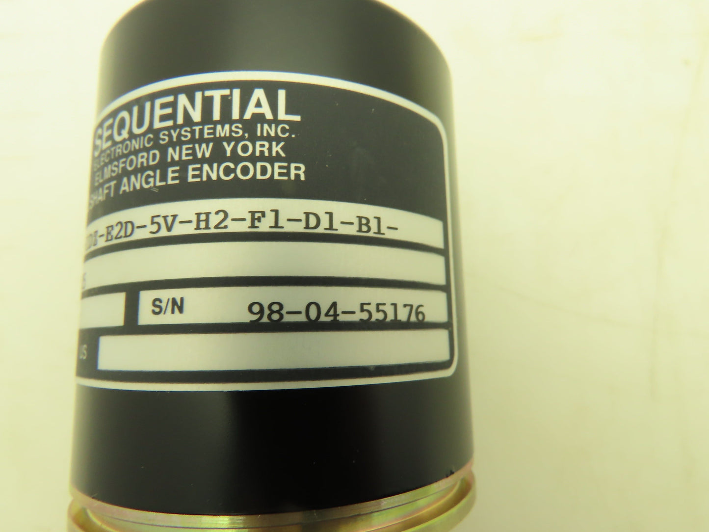 Sequential 25GN-360-IDZ-E2D-5V-H2-F1-D1-B1-T3-S1385 Rotary Shaft Encoder