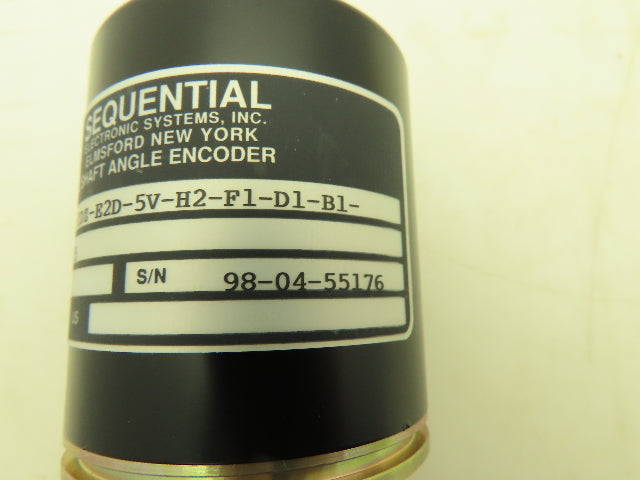 Sequential 25GN-360-IDZ-E2D-5V-H2-F1-D1-B1-T3-S1385 Rotary Shaft Encoder