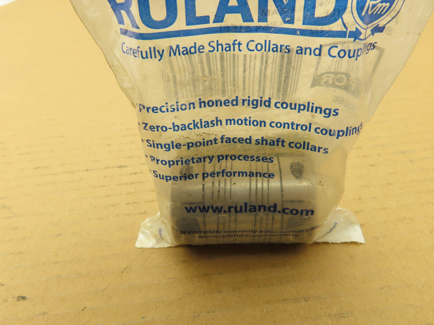 Ruland FCR24-10-8-SS Six Beam Stainless Coupling Clamp 5/8"x 1/2"