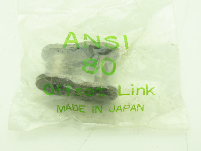 Ansi #80 Roller Chain Offset Link Lot of 20