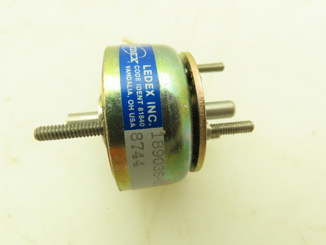 Ledex 189036-001 Rotary DC Switch Solenoid Sz 4E CW Spring Return Lot of 2