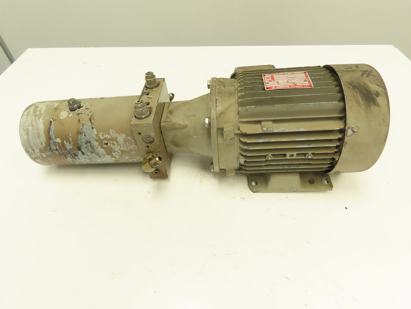 Leroy Somer 2hp Motor Hydraulic Power Unit 200-230/460v