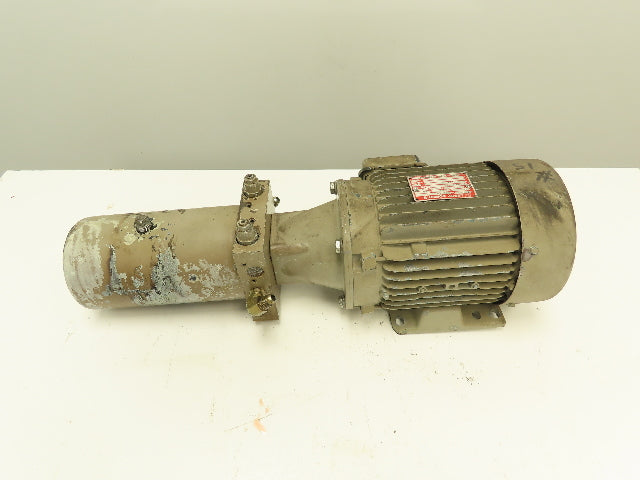 Leroy Somer 2hp Motor Hydraulic Power Unit 200-230/460v