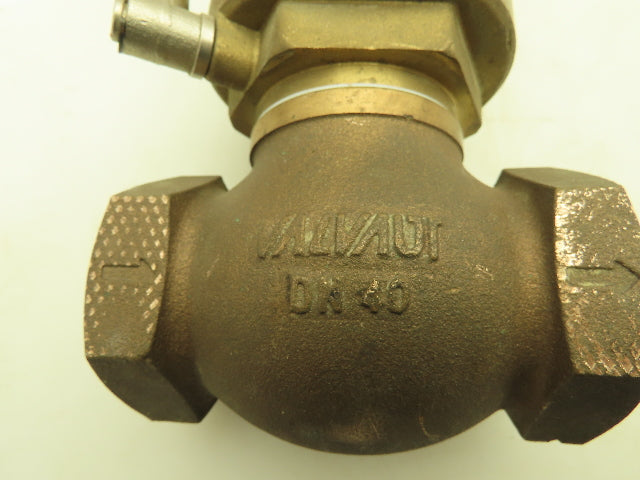 Valvaut Effepi Z200506E Pneumatic Controlled Globe Valve 1-1/2" NPT PTFE Bronze