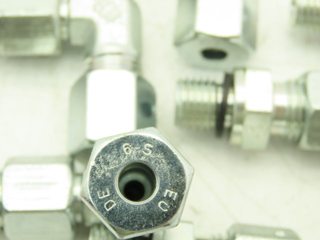 Parker Ermeto DIN Swivel 90° Elbow 6mm Tube x M14 Nut w/ M12 BSPP Lot of 11