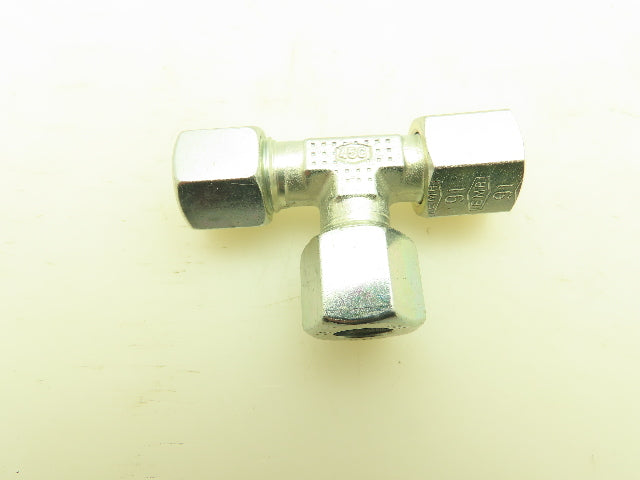 DS-VDDKO 10-L Metric EO 24° Swivel Nut Run Tee 10mm Tube x M16 Lot of 10