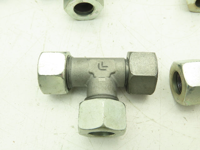 EL15LOMD Metric 24° Swivel Nut Run Tee 15mm Tube x M22 Swivel Lot of 13