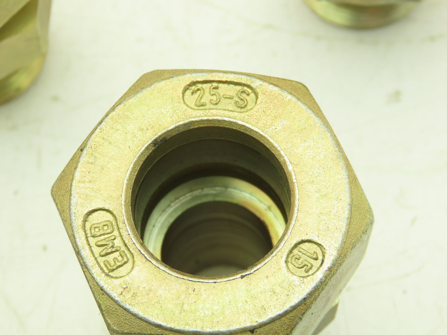 Parker EMB GE25SR EO Metric Male Stud Connector 25mm Tube x 1" BSPP Lot of 5
