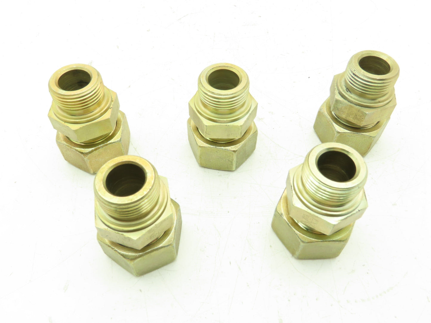 Parker EMB GE25SR EO Metric Male Stud Connector 25mm Tube x 1" BSPP Lot of 5