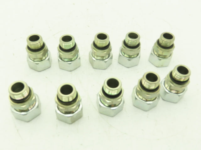 Parker GE18LREDOMD EO 24° Male Stud Connector 18mm Tube x 1/2" BSPP Lot of 10