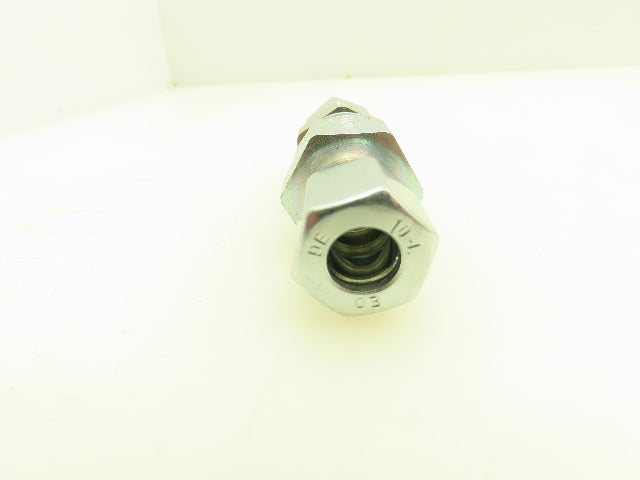 Parker Ermeto RHD10LCF Non-Return Check Valve 10mm Tube Union Fitting Lot of 6