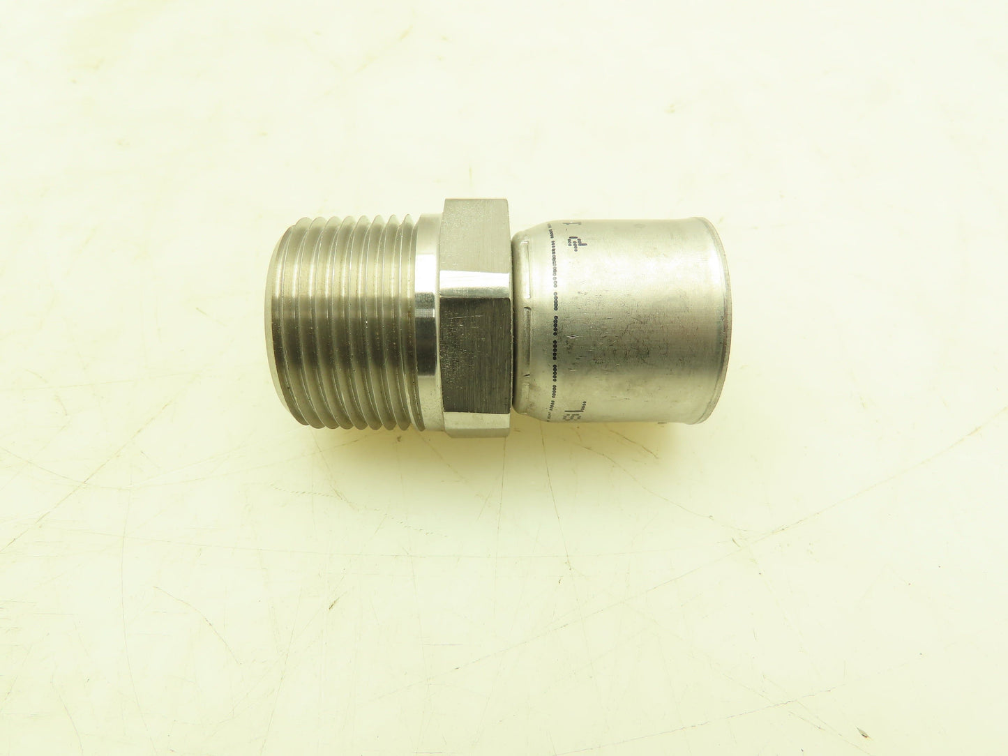 Parker 10191N-16-16C Parkrimp Stainless Crimp Fitting 7/8" Hose x 1" NPT Male
