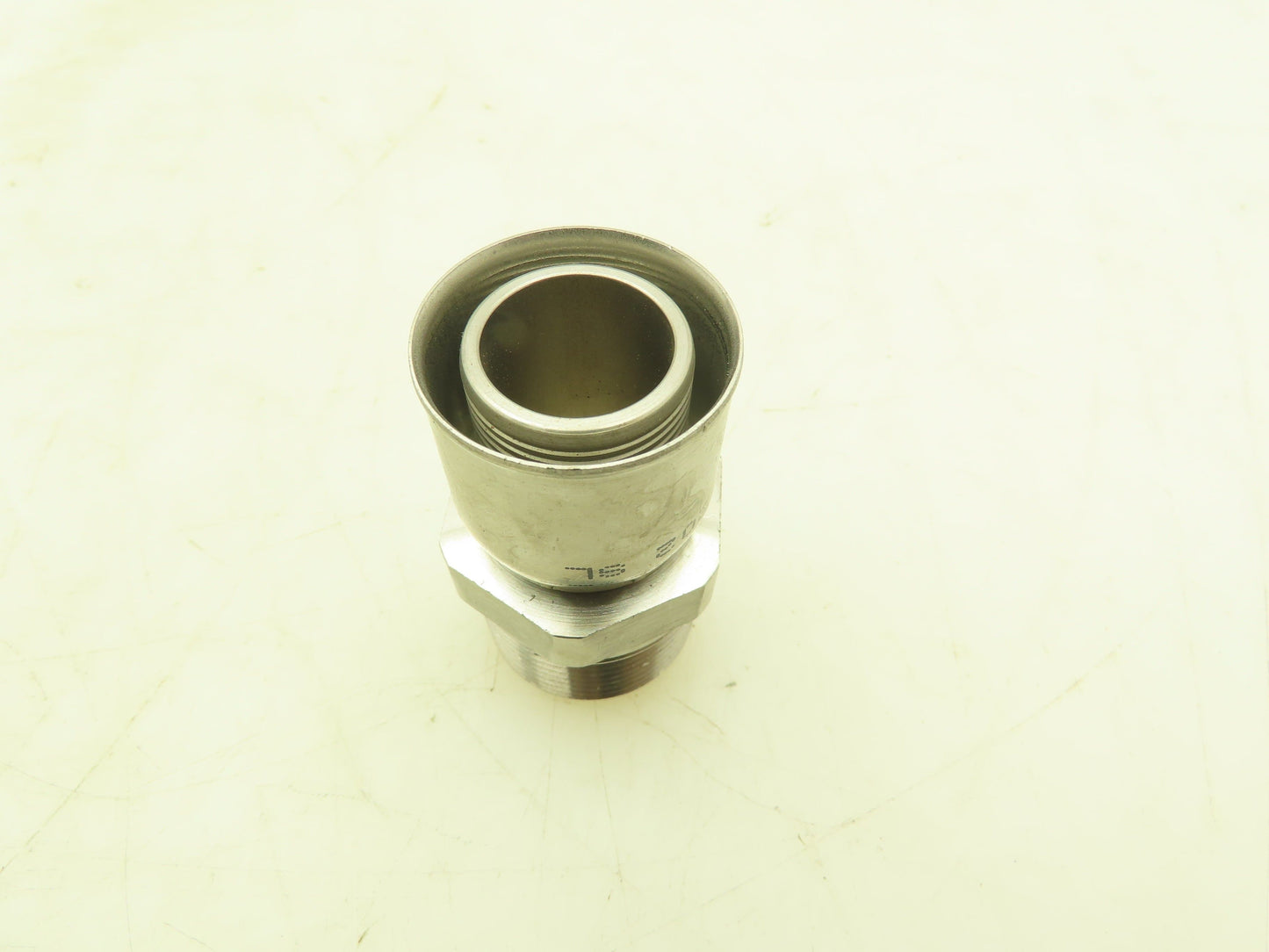 Parker 10191N-16-16C Parkrimp Stainless Crimp Fitting 7/8" Hose x 1" NPT Male
