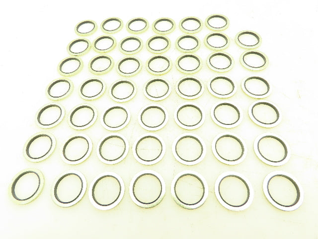 Parker D9DT-10 Bonded Seal O-Ring Nitrile/Steel K4 Fitting 5/8" BSPP Lot of 48