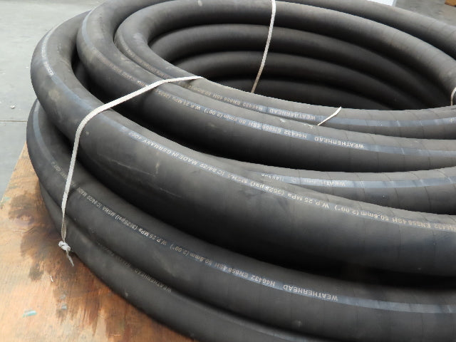 Weatherhead H46432 High Pressure Rubber Hydraulic Spiral Hose 2" ID x 120'