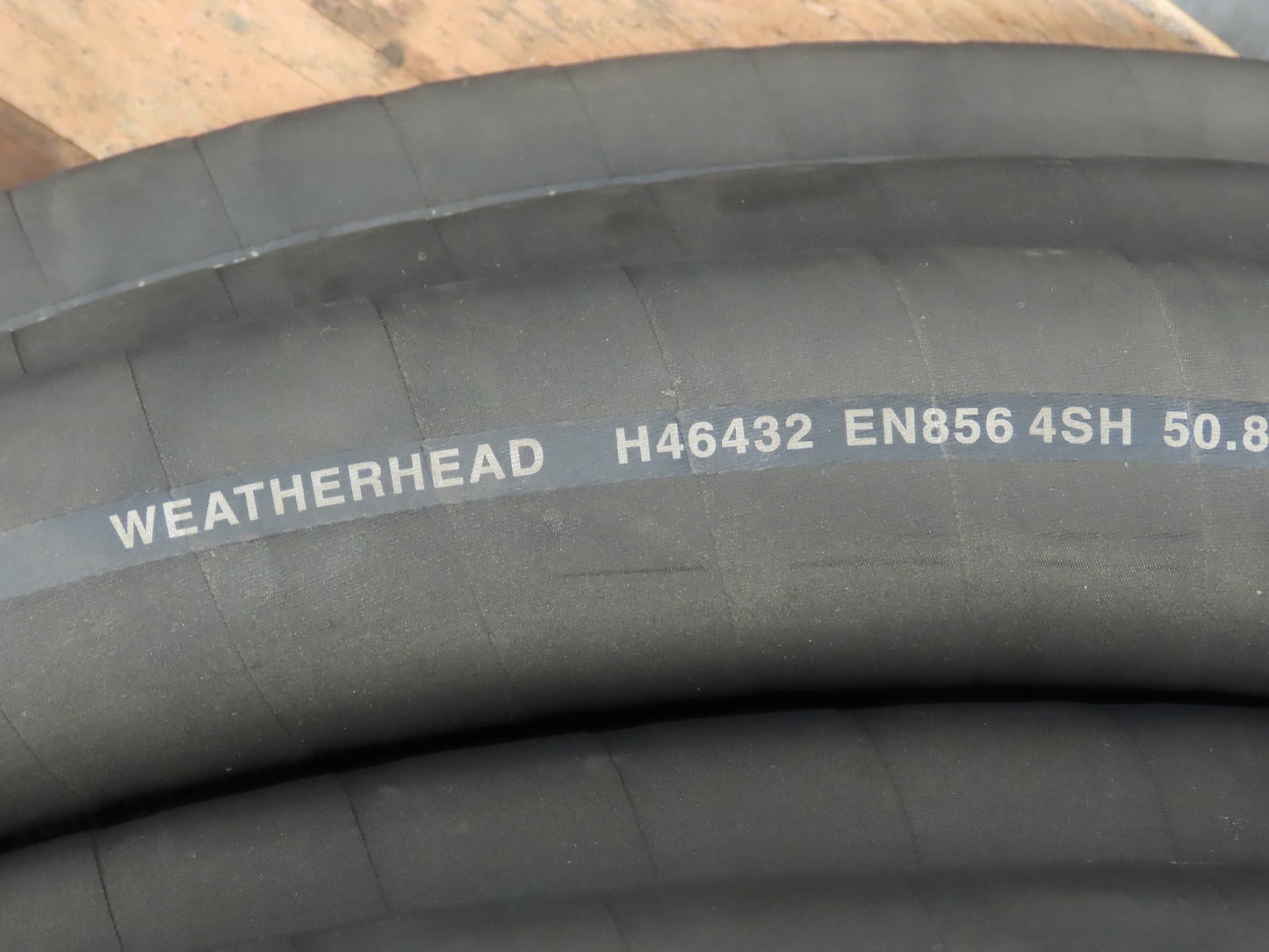 Weatherhead H46432 High Pressure Rubber Hydraulic Spiral Hose 2" ID x 120'