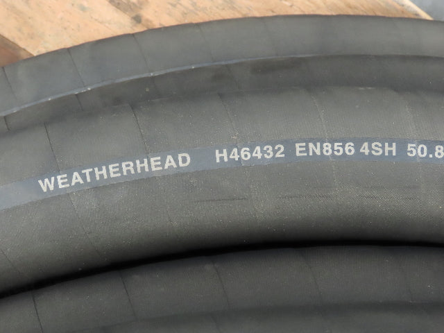 Weatherhead H46432 High Pressure Rubber Hydraulic Spiral Hose 2" ID x 120'