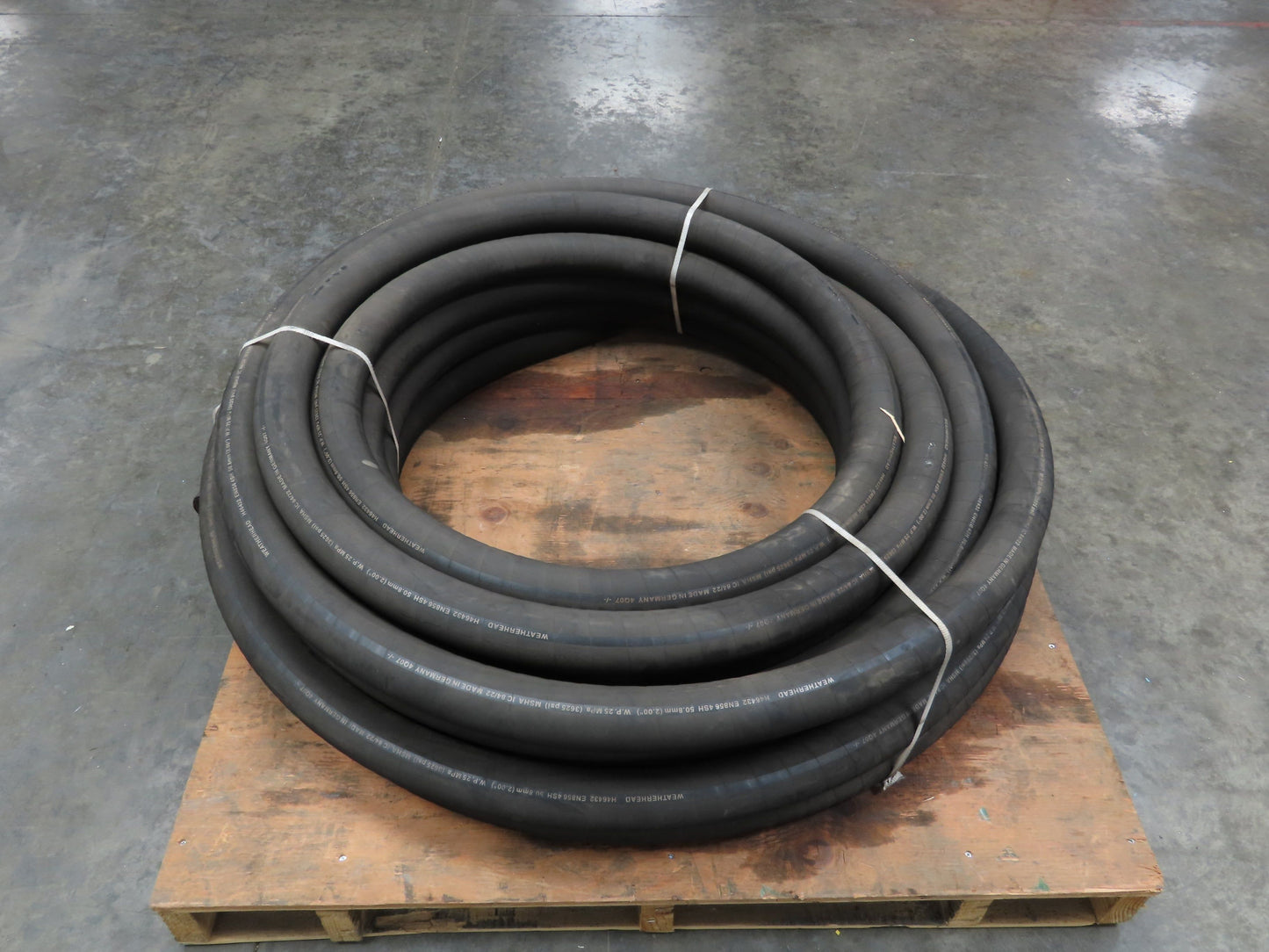 Weatherhead H46432 High Pressure Rubber Hydraulic Spiral Hose 2" ID x 120'