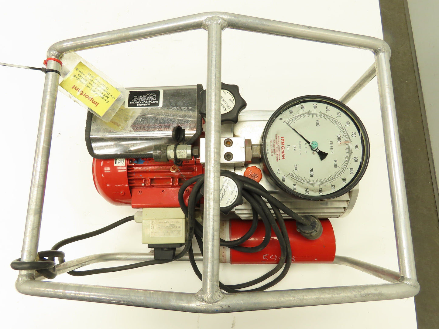 ITH Eco-MAX 17 Portable Electric Hydraulic High Pressure Pump Power Unit 120V