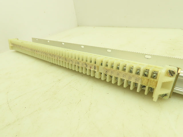 Allen Bradley 1492 Style F White Terminal Block (250 pcs) 36" Aluminum DIN Rail