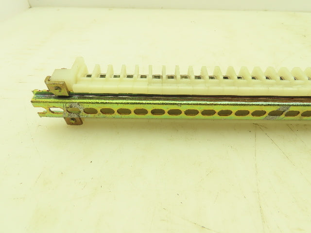 Allen Bradley 1492 Style F White Terminal Block (250 pcs) 15mm Steel DIN Rail