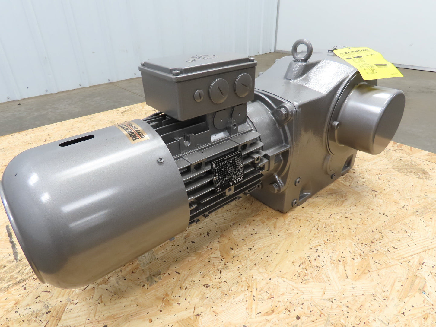 Nord SK9032.1AZMHD-100LA/4 Gearmotor 24:1 Reducer 72 RPM 5Hp 460V Brake Motor