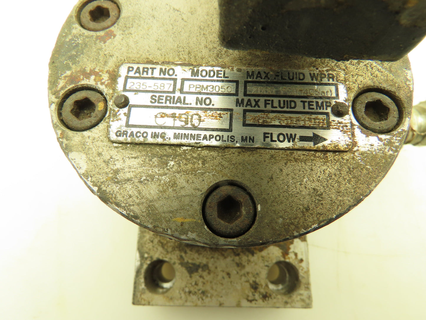 Graco 235-587 PPM3050 Volumetric Flow Meter 2000 PSI