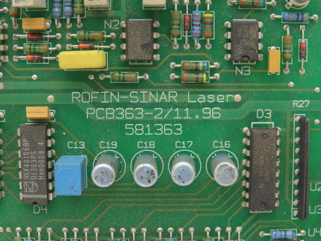 Rofin-Sinar Laser PCB363-2/11.96 PCB Control Circuit Board 581363/11.96