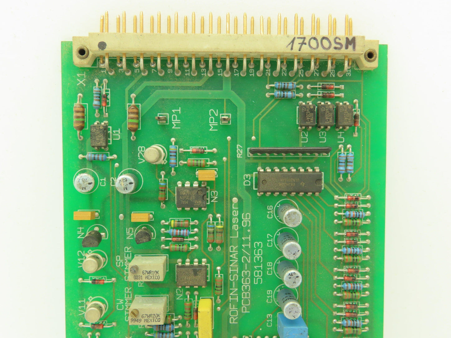 Rofin-Sinar Laser PCB363-2/11.96 PCB Control Circuit Board 581363/11.96