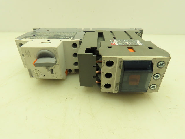 LS MMS-32H Motor Starter Contactor 1.6-2.5 Amp 3Ph MU-45 Rail Adaptor 24VDC