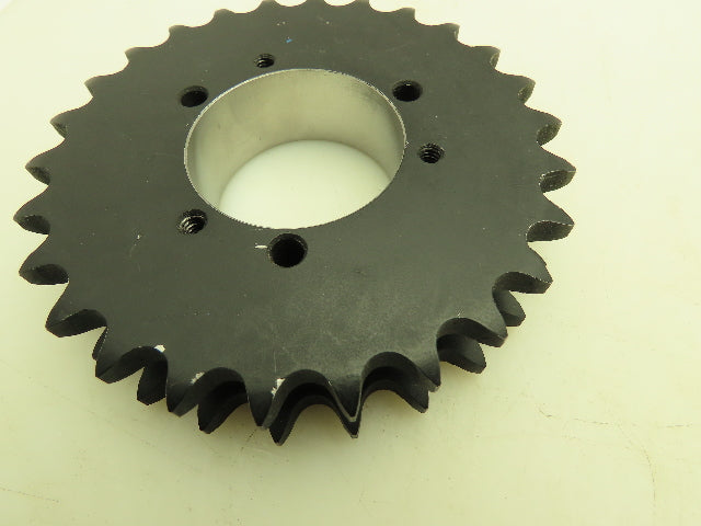 Tsubaki D50SDS26 Double Strand #50 Roller Chain Sprocket 26T 5/8" Pitch SDS QD