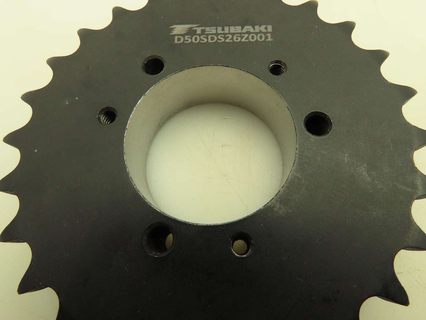 Tsubaki D50SDS26 Double Strand #50 Roller Chain Sprocket 26T 5/8" Pitch SDS QD