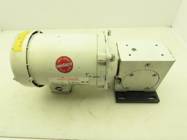 Hub City 0220-76836 Gearmotor Speed Reducer 10:1 Right Angle 172 RPM 1/2Hp 3Ph