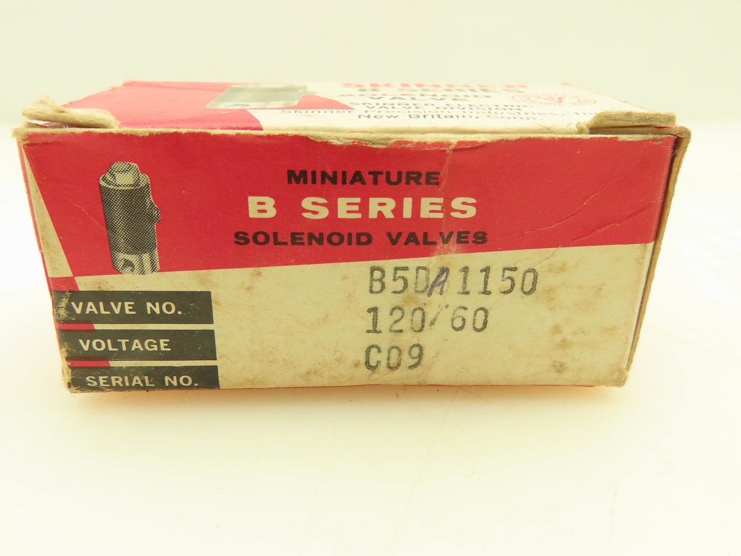 Honeywell Skinner B5DA1150 B-Series Solenoid Valve 3-Way NO 120V 150 PSI 1/8"NPT