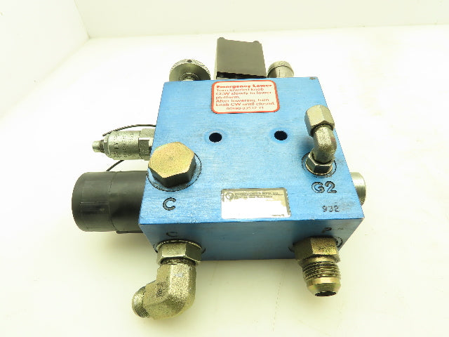 Wandfluh PI45-M40 Proportional Solenoid 24VDC Valve Manifold Raymond Forklift