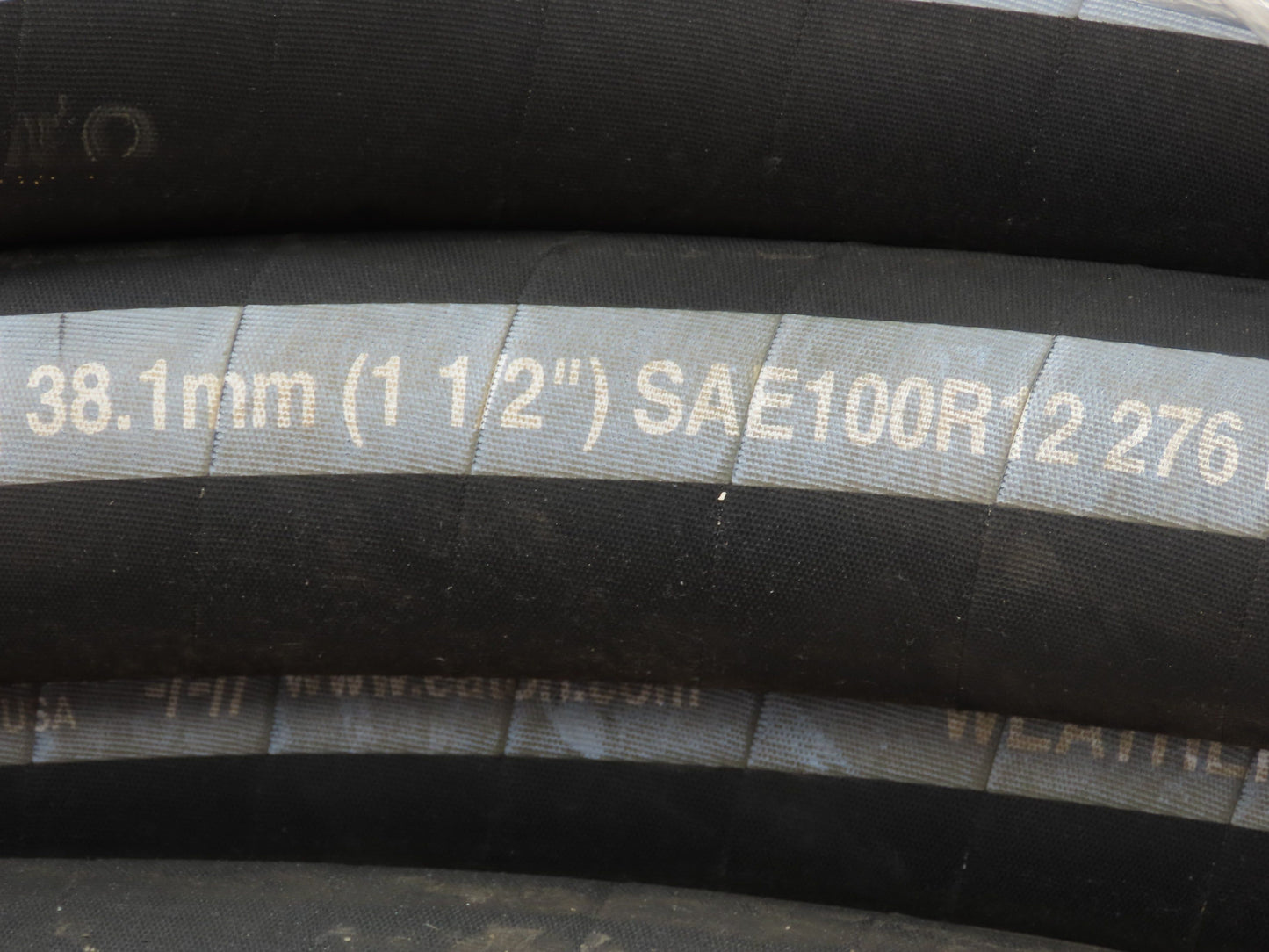 Weatherhead H43024 WeatherShield High Pressure Hydraulic Hose 1 1/2" ID x 48'L