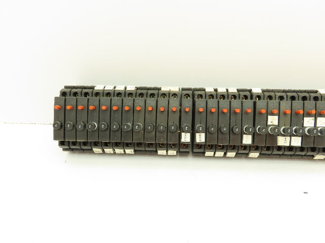 Allen Bradley 1492-GH020 Din Rail 2 Amp Circuit Breaker Ser B 250V Lot of 56