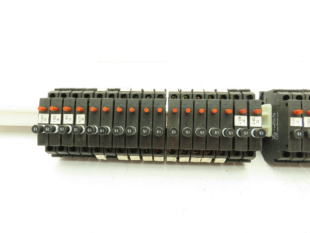 Allen Bradley 1492-GH015 Din Rail 1.5A Circuit Breaker Ser B 250V Lot of 46