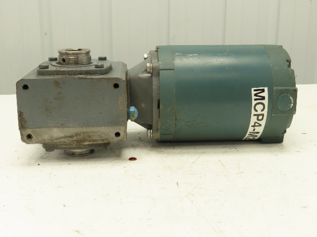 Reliance Gearmotor .5Hp 230/460V 3PH 50:1 Boston Gear Reducer 35 RPM Output 56C