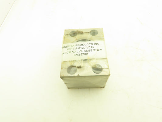 Inserta ICFT-A-6120-V015 Flow Control Check Valve 1-1/4" SAE 4-Bolt Flange