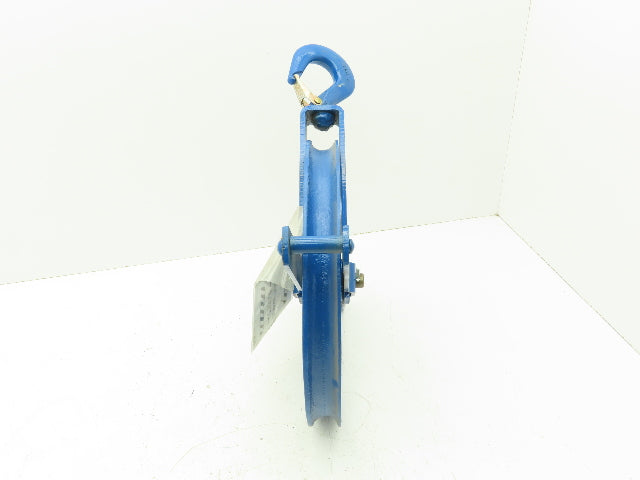 Campbell 3061V Gin Wheel Roofer's Block 12" Pulley Sheave Roller Bushed 1000Lb